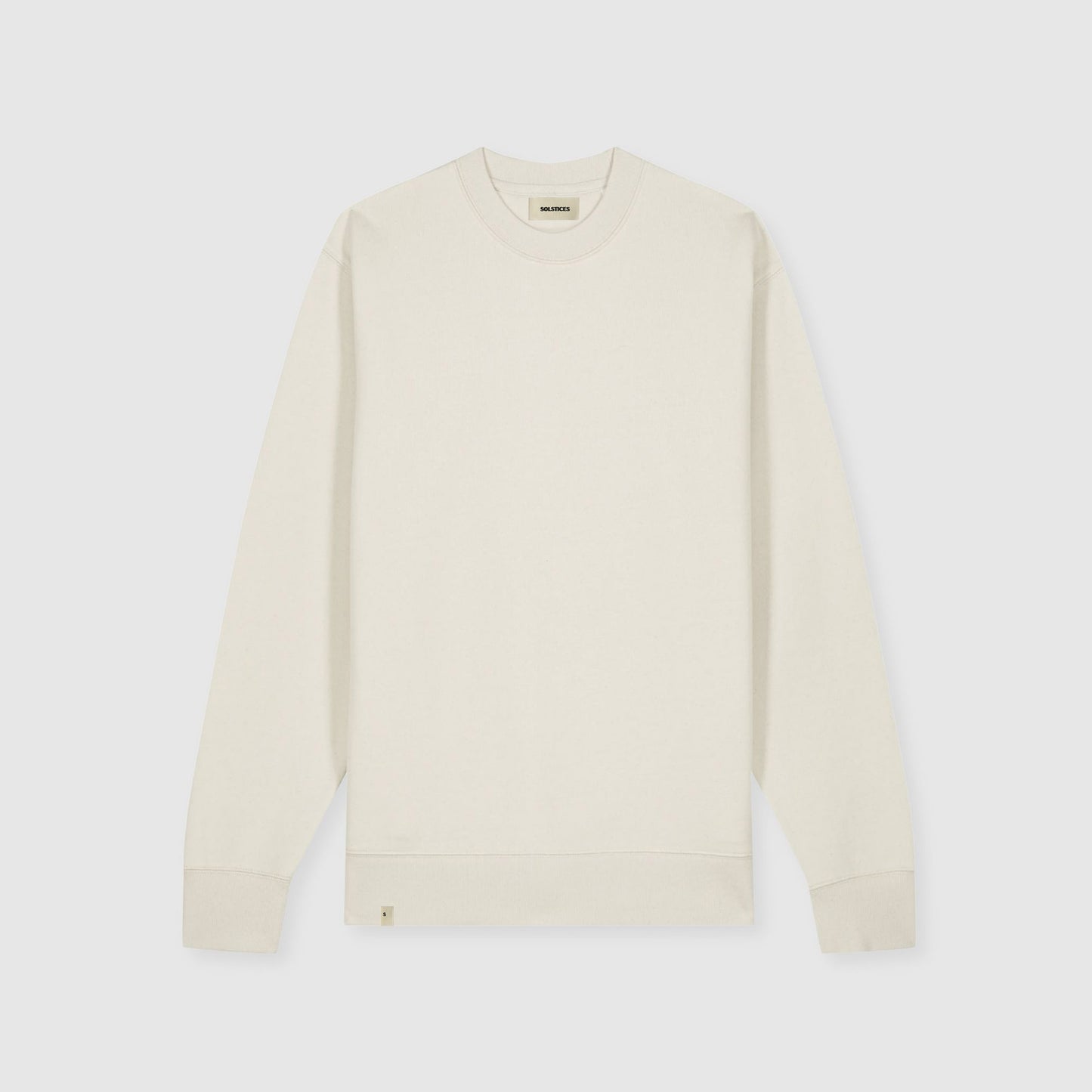 THE SOLSTICES CREWNECK - BRIGHT COTTON & WET SAND