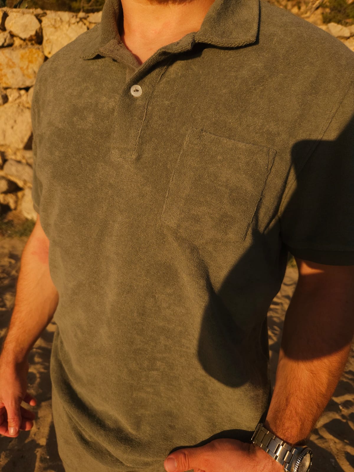 THE TOWEL POLO - WILD OLIVE