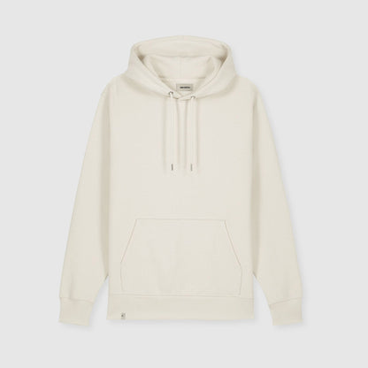 THE SOLSTICES HOODIE - BRIGHT COTTON & BURNT RED