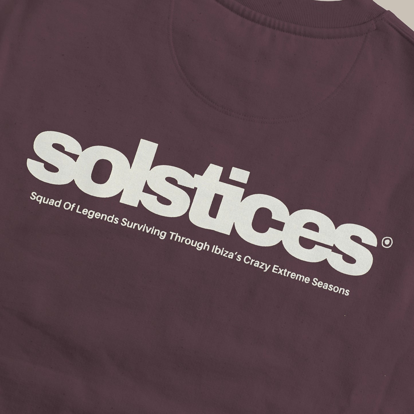 THE SOLSTICES CREWNECK - BURNT AFTERGLOW