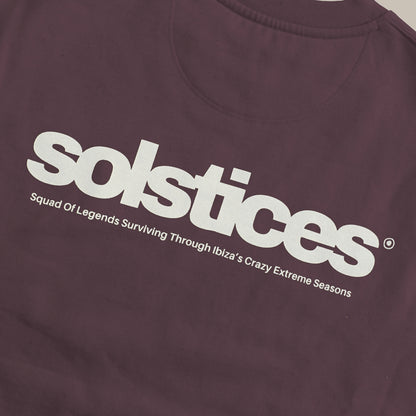 THE SOLSTICES CREWNECK - BURNT AFTERGLOW