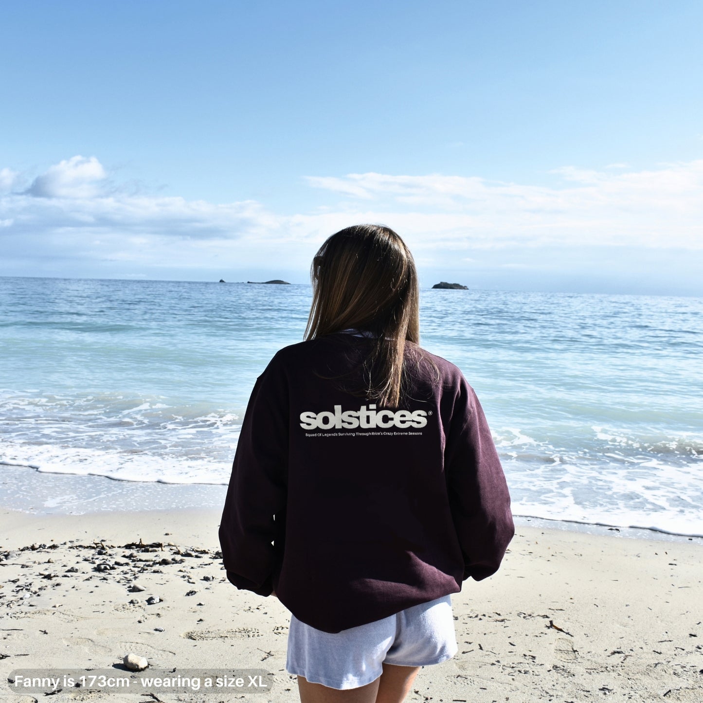 THE SOLSTICES CREWNECK - BURNT AFTERGLOW