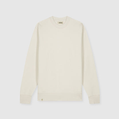 THE SOLSTICES CREWNECK - BRIGHT COTTON & WET SAND