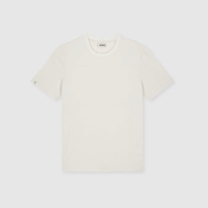 THE SOLSTICES T-SHIRT - BRIGHT COTTON & OCEAN BLUE