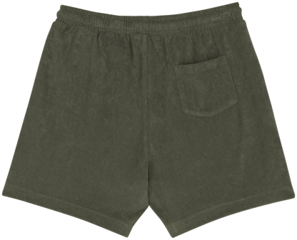 THE TOWEL SHORT - WILD OLIVE