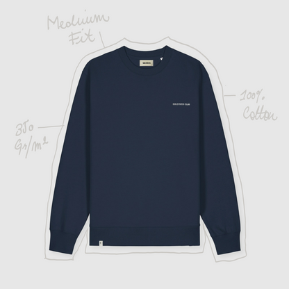 THE SOLSTICES CREWNECK - MIDNIGHT BLUE